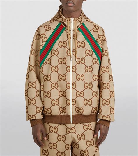 gucci jacket mens cheap|gucci gg print jacket men's.